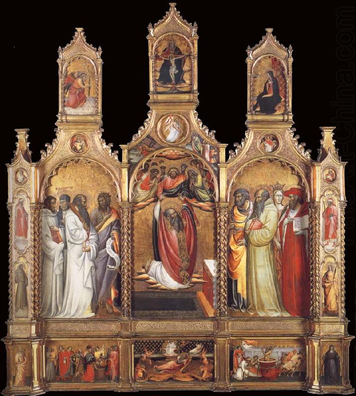 Giovanni dal ponte Polyptych of the Ascension of Saint John the Evangelist china oil painting image